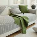 Couch Cover | Chenille | Herringbone Pattern Anti-Scratch | Living Room