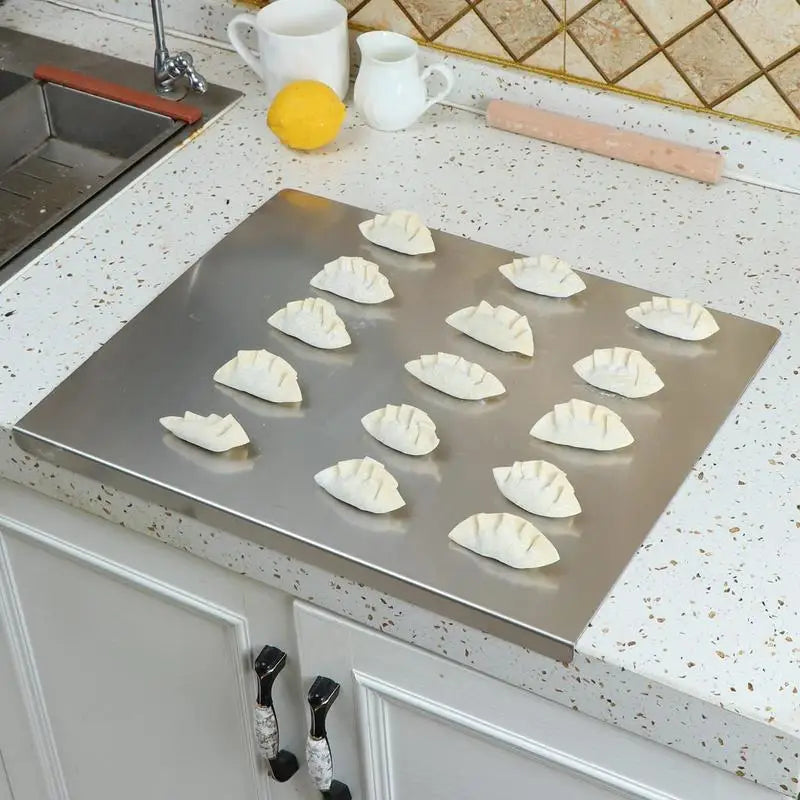 Chopping Board | Stainless Steel | Sleek Metal Finish | Kitchen Countertop