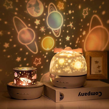 Galaxy Star Projector LED Night Light - Soothing Rotating Lamp for Sleep & Relaxation