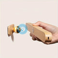 Wooden LED Night Light with Mirror Front, Rechargeable