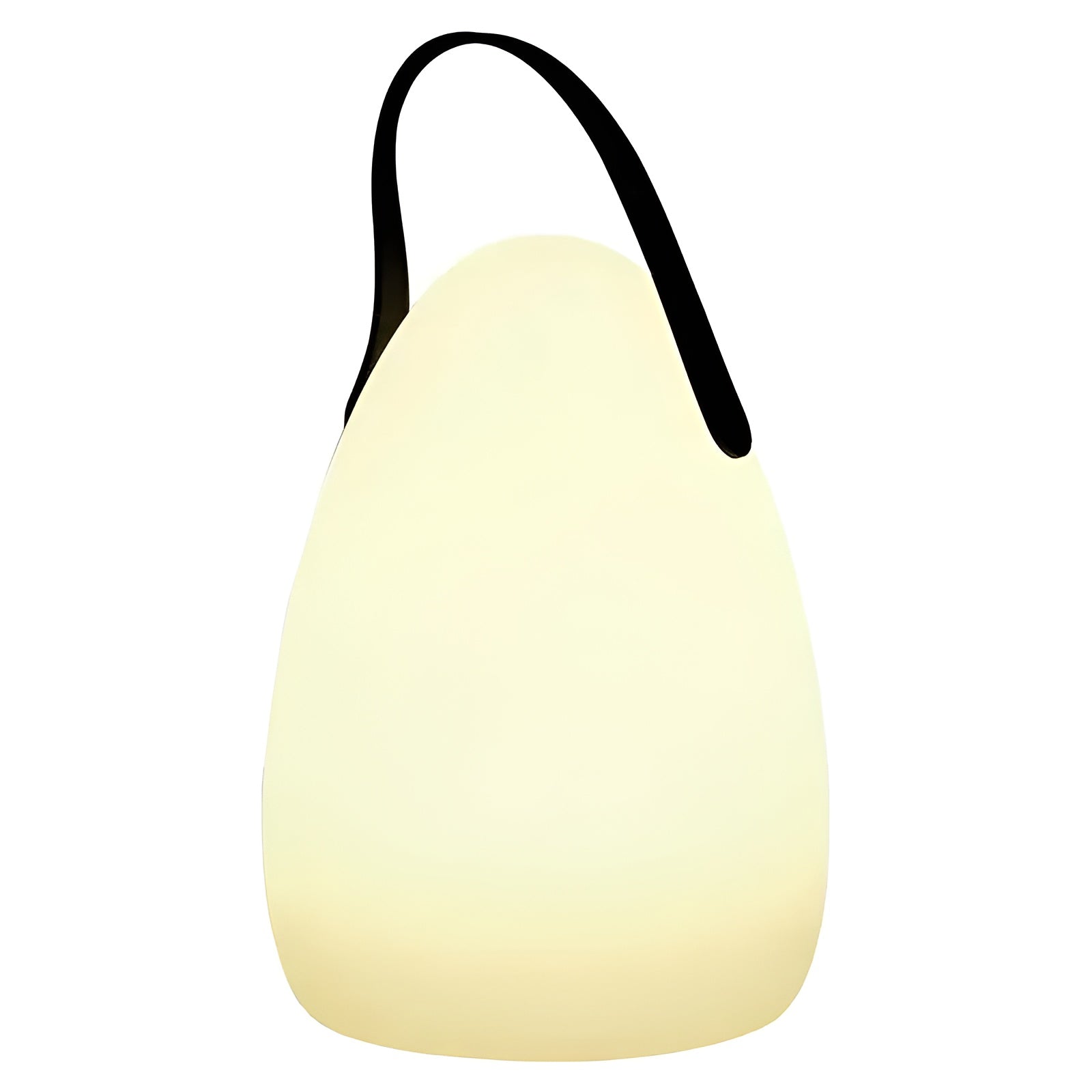 Table Lamp | Frosted Glass & Brushed Metal | Wireless Dimmable LED | Indoor Outdoor Ambient Lighting