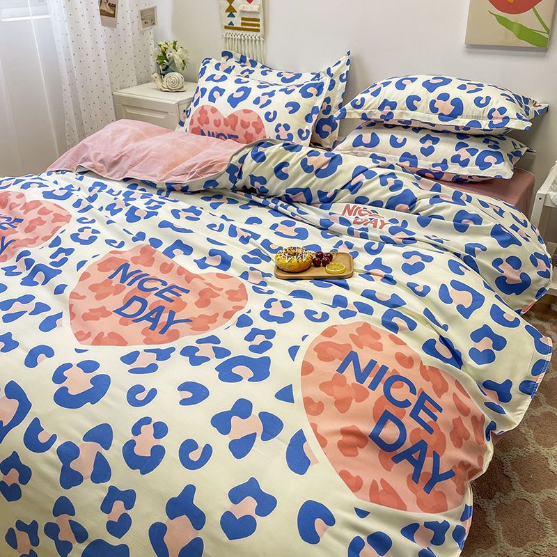 Bedding Set | Cotton | Large Checkered Pattern | Bedroom Decor