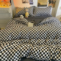 Bedding Set | Cotton | Large Checkered Pattern | Bedroom Decor