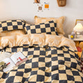 Bedding Set | Cotton | Large Checkered Pattern | Bedroom Decor