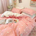 Bedding Set | Cotton | Large Checkered Pattern | Bedroom Decor