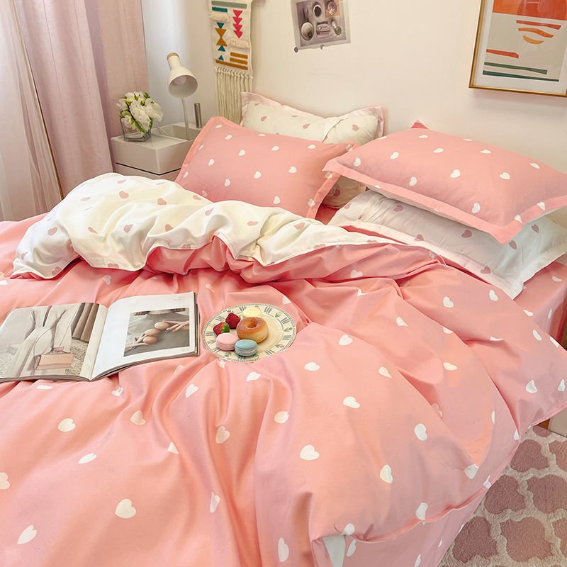 Bedding Set | Cotton | Large Checkered Pattern | Bedroom Decor