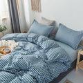 Bedding Set | Cotton | Large Checkered Pattern | Bedroom Decor