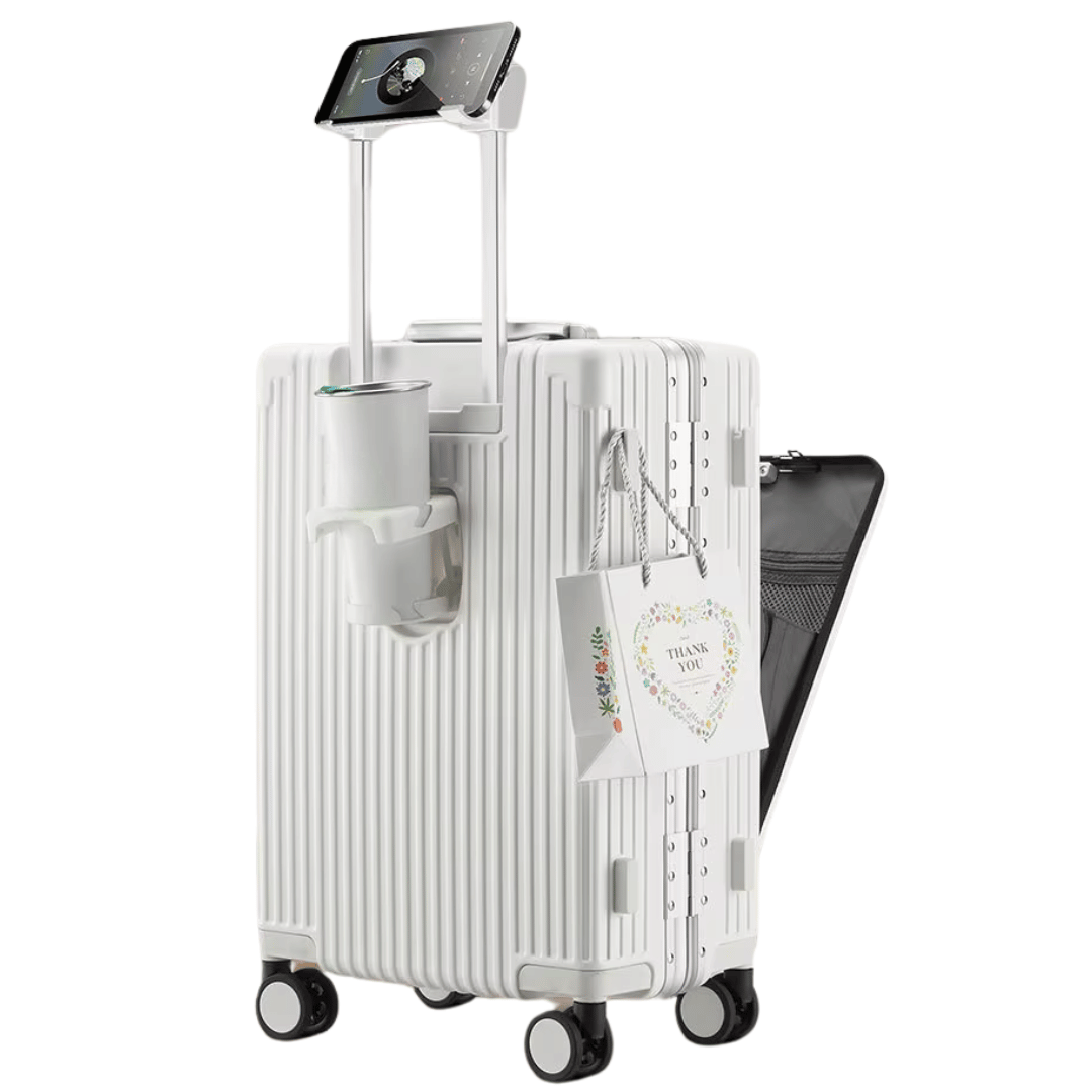 Smart Rolling Suitcase with USB Ports & TSA Lock - Manhattan Pro