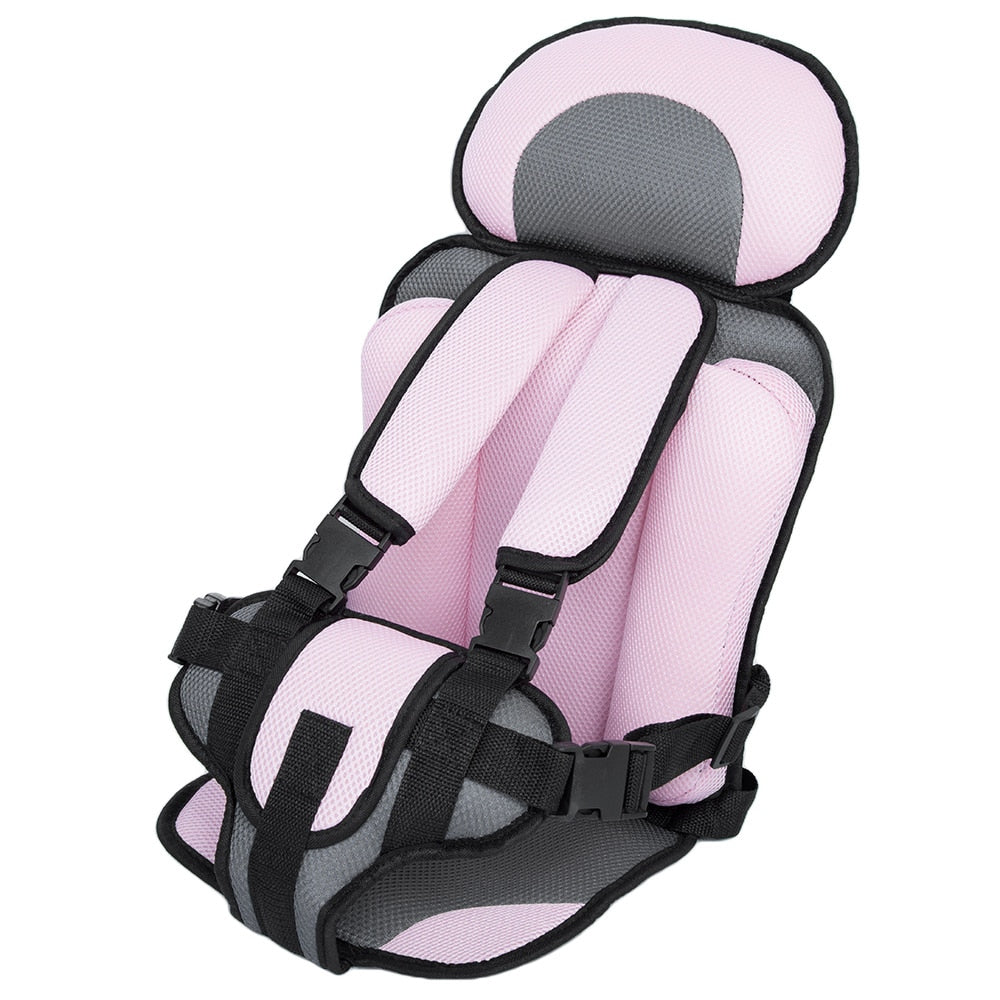 Child Car Seat | Breathable Mesh Fabric & Durable Plastic | Padded Headrest | Secure Travel