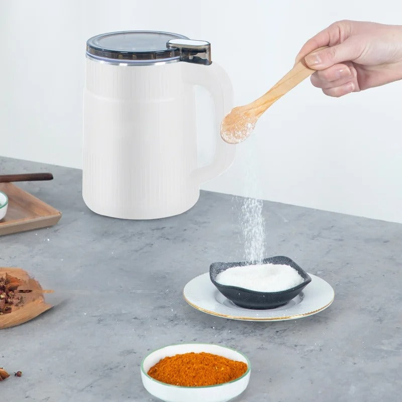 Electric Grain Grinder - Modern Minimalist Design with Ergonomic Handle