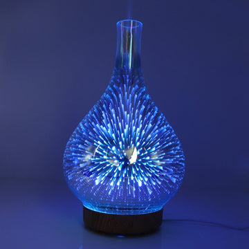 Aromatherapy Essential Oil Diffuser with LED Light Show and Auto Shut-Off