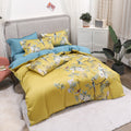 Duvet Cover Set | Egyptian Cotton | Intricate Floral Embroidery | Bedroom Decor