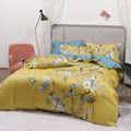 Duvet Cover Set | Egyptian Cotton | Intricate Floral Embroidery | Bedroom Decor
