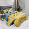 Duvet Cover Set | Egyptian Cotton | Intricate Floral Embroidery | Bedroom Decor