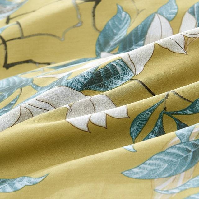 Duvet Cover Set | Egyptian Cotton | Intricate Floral Embroidery | Bedroom Decor