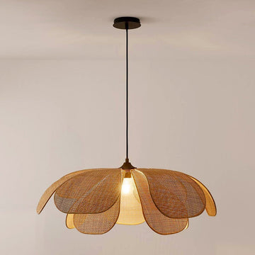 Nuvano Vine Woven Pendant Lamp Natural Rattan Lighting for Home Homestay