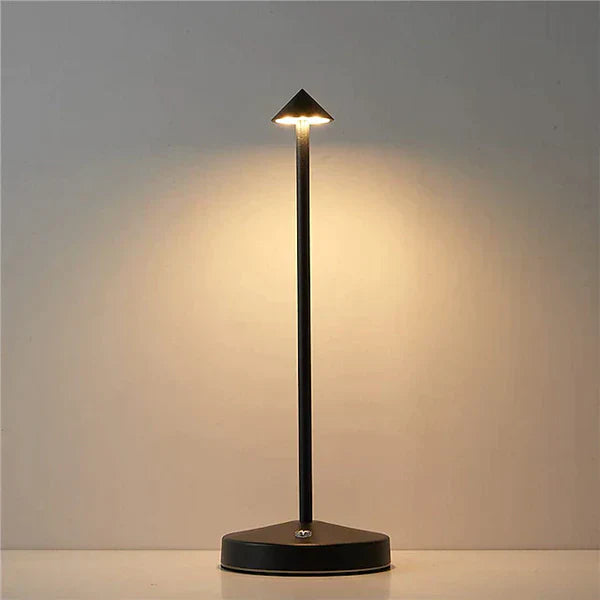 Portable Minimalist LED Mood Lamp with Geometric Design - Aluminum