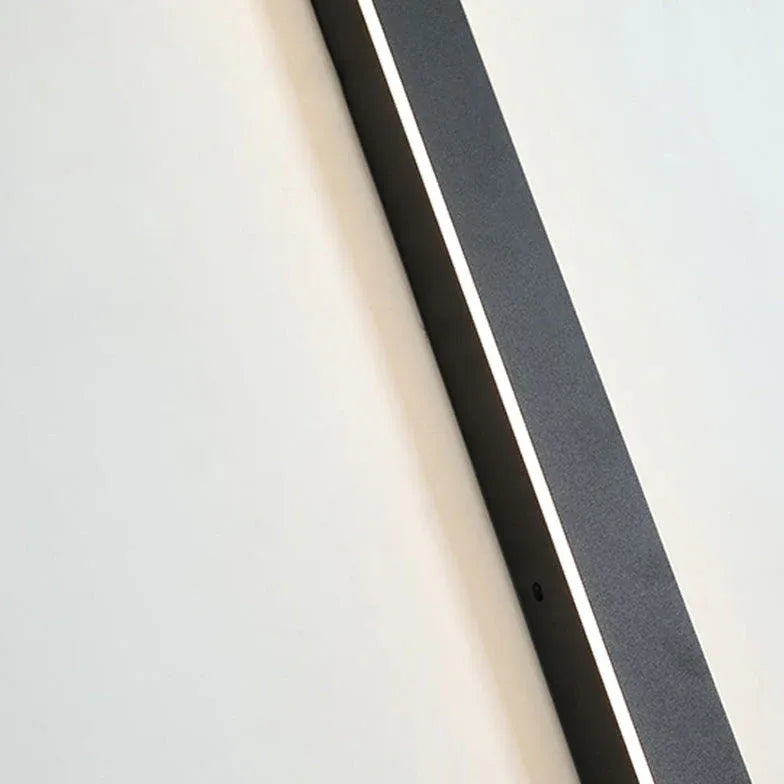 Wall Light | Matte Black Metal & Opaque Glass | Dimmable LED | Outdoor Use