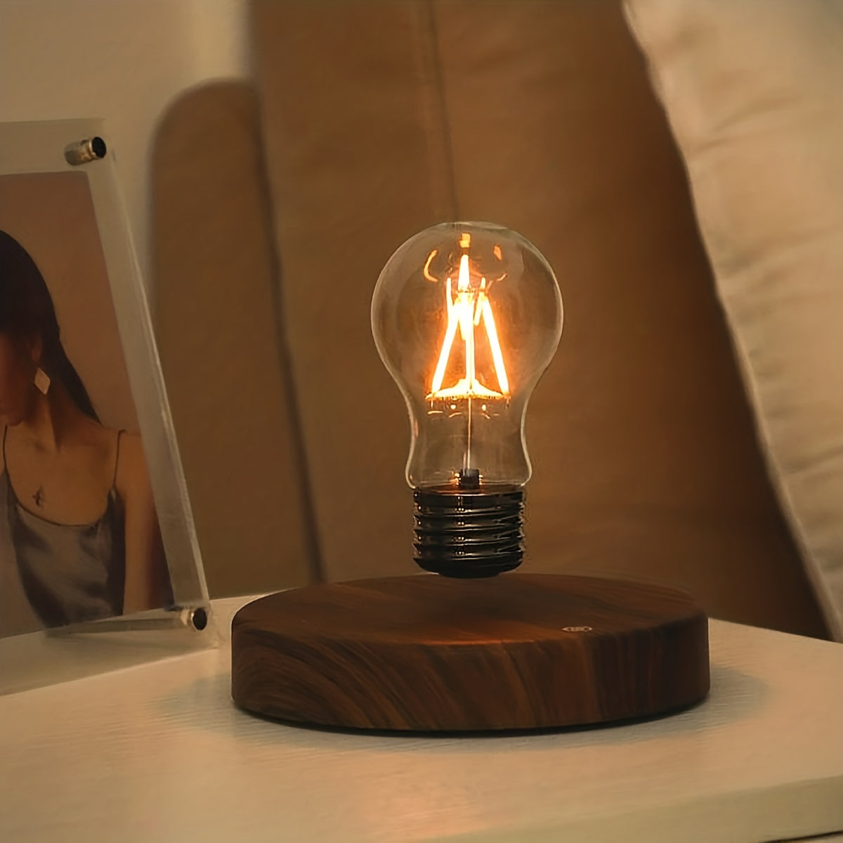 Magnetic Floating LED Bulb Lamp with Touch Control