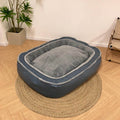Dog Bed | Plush Polyester & Soft Padding | Orthopedic Support | Pet Resting Place