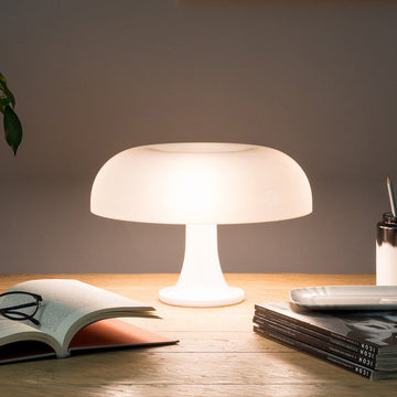 Minimalist Nordic Mushroom Table Lamp with LED and Dimmer Function