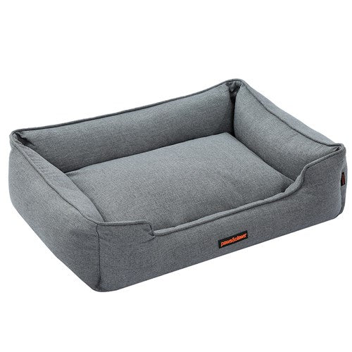 Orthopedic Luxury Dog Bed with Memory Foam and Bolster Support