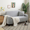 Sofa Cover | Stretch Fabric & Textured Cotton Blend | Soft Ribbed Texture | Living Room Comfort