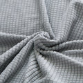 Sofa Cover | Stretch Fabric & Textured Cotton Blend | Soft Ribbed Texture | Living Room Comfort