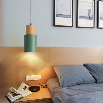 Minimalist LED Pendant Light - Nordic Style, Adjustable Aluminum Cylinder
