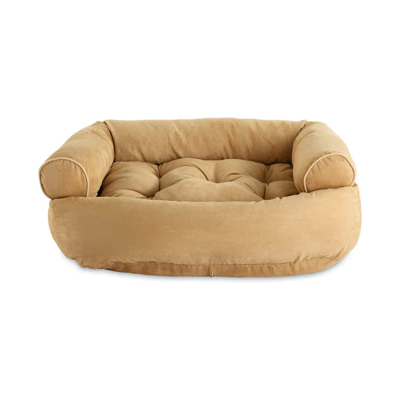 Dog Sofa | Plush Fabric & Foam Padding | Soft Cushioning | Pet Relaxation