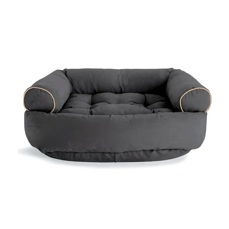 Dog Sofa | Plush Fabric & Foam Padding | Soft Cushioning | Pet Relaxation