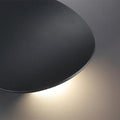 Wall Sconce | Matte Black Metal & Diffuse Glass | Oval Shape | Modern Minimalist Spaces