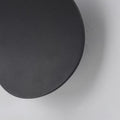 Wall Sconce | Matte Black Metal & Diffuse Glass | Oval Shape | Modern Minimalist Spaces