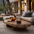 Tabletop Fireplace | Glass & Stone | Cylindrical Enclosure | Cozy Gatherings