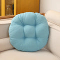 Floor Cushion | PU Foam & Textile Fabric | Round Thick Cushioning | Versatile Living Space
