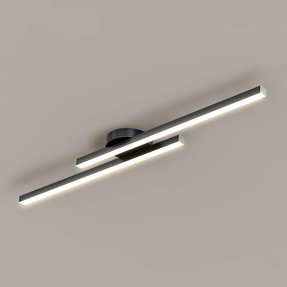 Modern Aluminium LED Ceiling Light Bar – Minimalist Semi Flush Mount for Living Room