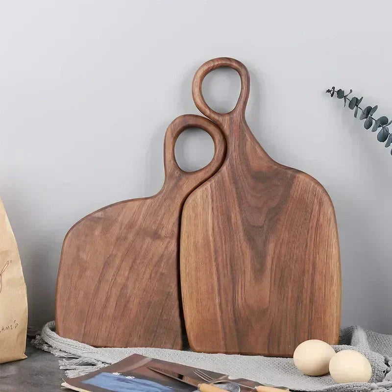 Chopping Board | Walnut Wood | Smooth Rounded Edges | Kitchen Use