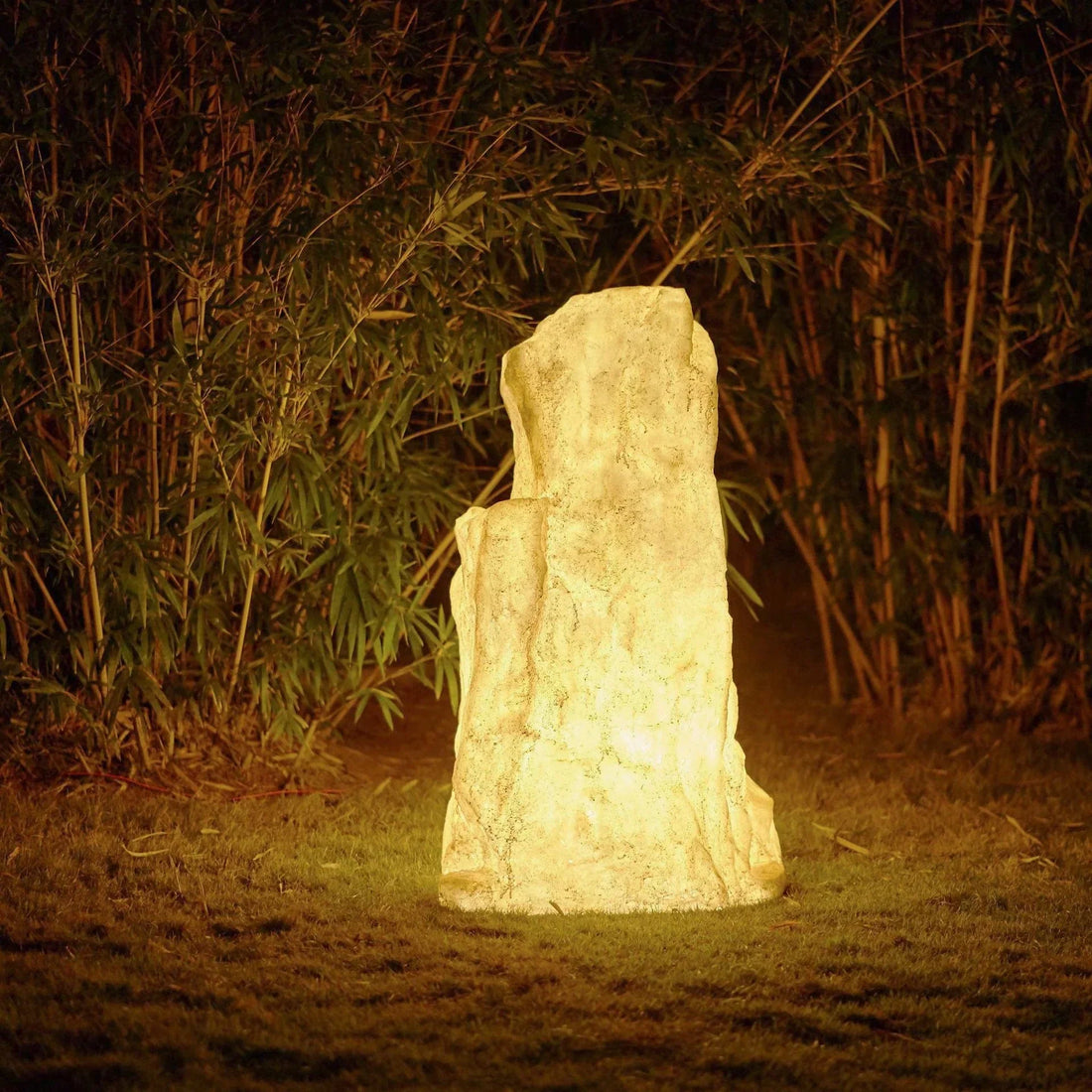 Natural Stone Solar Path Lights - Weatherproof Outdoor Garden Illumination