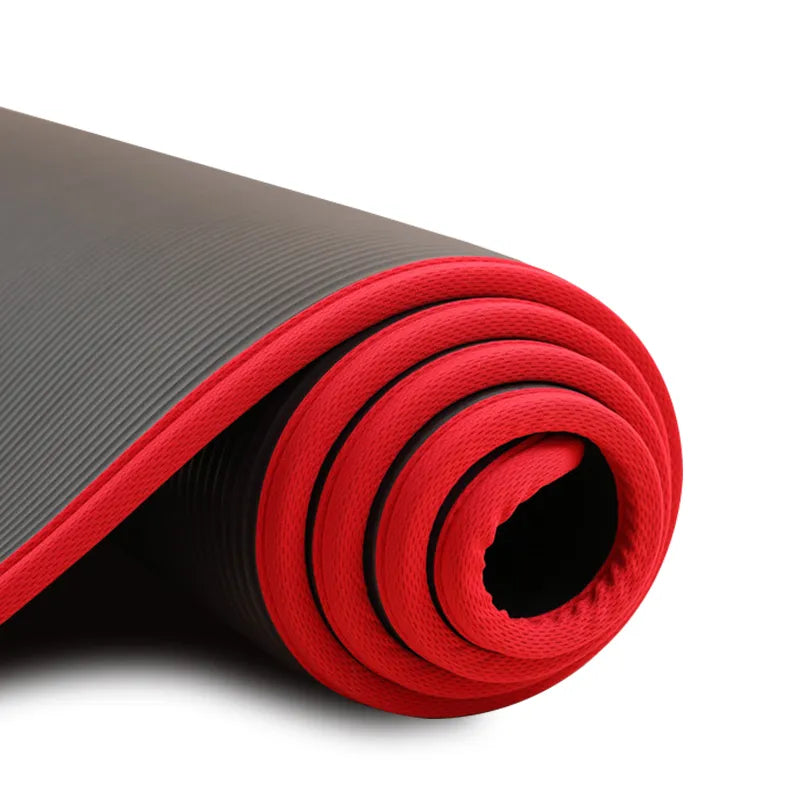 Yoga Mat | High-Density Foam | Extra Thick Non-Slip Surface | Fitness Enthusiast Gear
