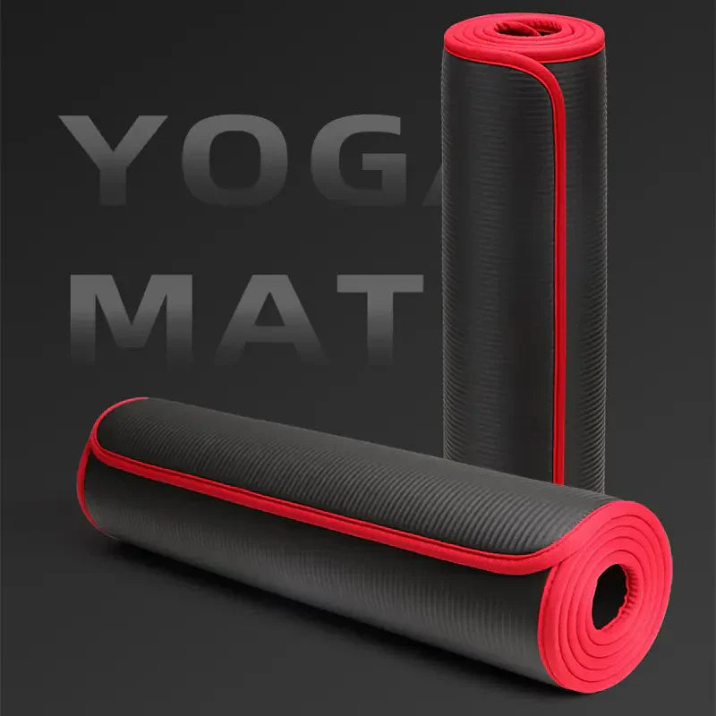 Yoga Mat | High-Density Foam | Extra Thick Non-Slip Surface | Fitness Enthusiast Gear