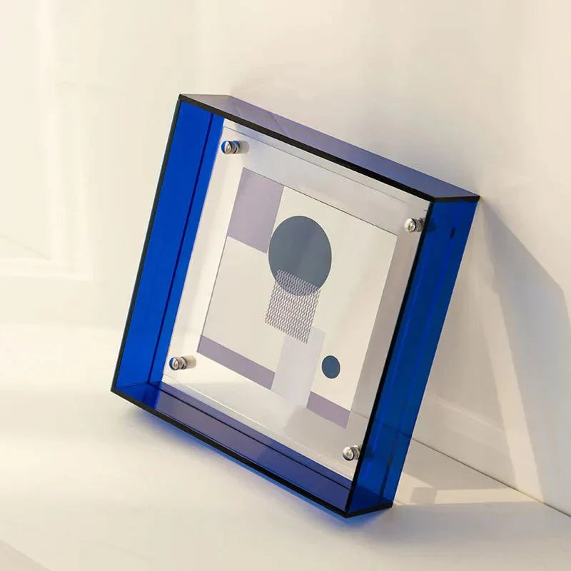 Picture Frame | Acrylic | Floating Design | Contemporary Art Display