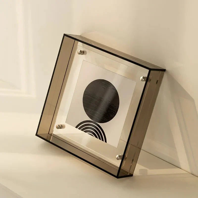 Picture Frame | Acrylic | Floating Design | Contemporary Art Display