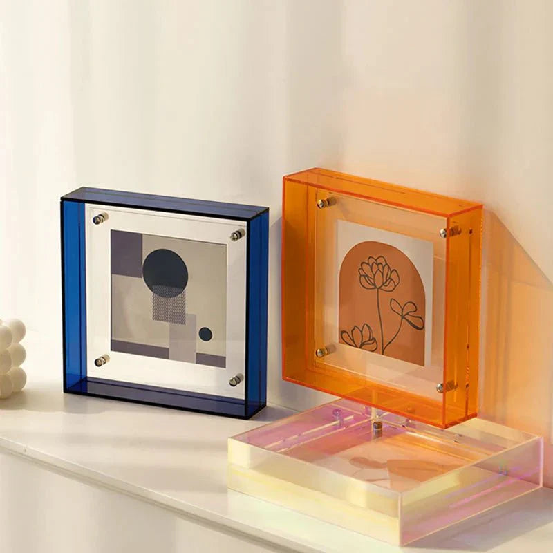 Picture Frame | Acrylic | Floating Design | Contemporary Art Display