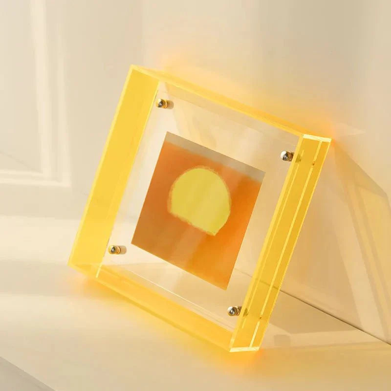 Picture Frame | Acrylic | Floating Design | Contemporary Art Display