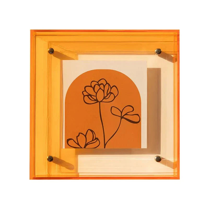 Picture Frame | Acrylic | Floating Design | Contemporary Art Display