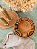 Bowl Set | Teak Wood | Nesting Design | Dining Table Essential