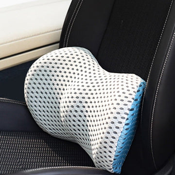 Ergonomic Lumbar Support Pillow - Orthopedic Back Cushion for Office & Car