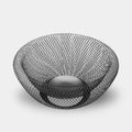 Fruit Bowl | Metal Mesh | Double-Walled Mesh Design | Kitchen Counter Organizer
