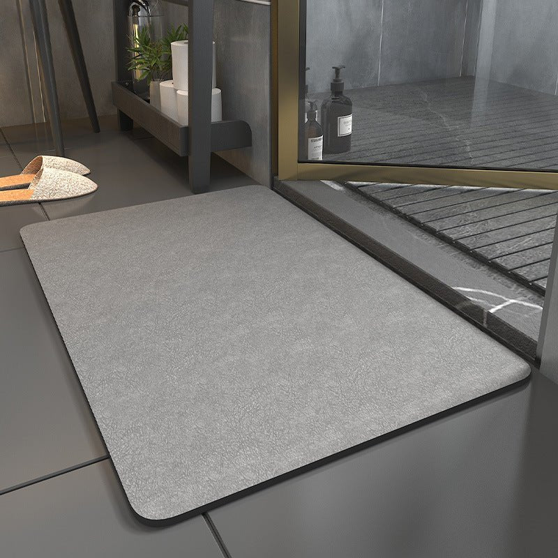 Quick-Dry Non-Slip Bath Mat - Minimalist Absorbent Bathroom Essential
