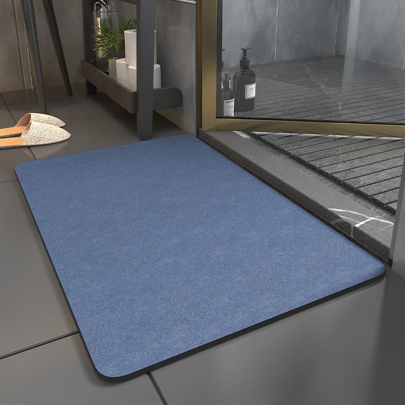 Quick-Dry Non-Slip Bath Mat - Minimalist Absorbent Bathroom Essential